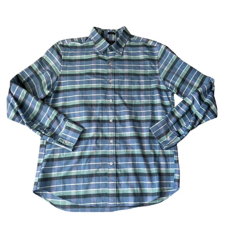J. Crew buttoned shirt, Vintage Oxford, Size Large